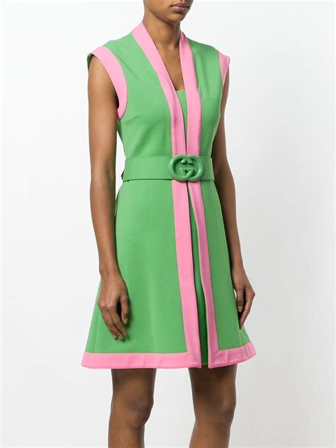 gucci pink and green jersey dress|pink aesthetic gucci.